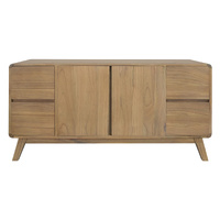 Centrum Providence 2 Door 4 Drawer Sideboard Natural