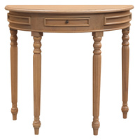 Centrum Huntley Half Round Sofa Table - Natural