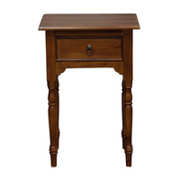 Centrum Milly 1 Drawer Side Table - Mahogany