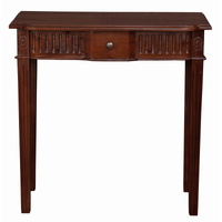Milly Carved Hall Table (Mahogany)