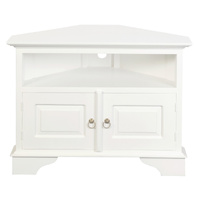 Centrum Tasmania 2 Door Corner TV Stand White