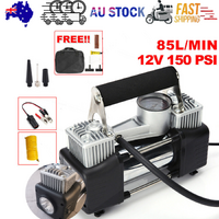 12V 150PSI Car Air Compressor Portable Tyre Inflator Deflator Pump