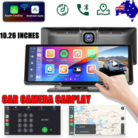 10.26 Inch 4K Car Camera GPS Navigation Dashboard Video Recorder CarPlay