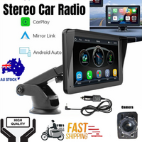 7 Inch Portable Wireless Car Radio Apple CarPlay Android Auto Touch Screen