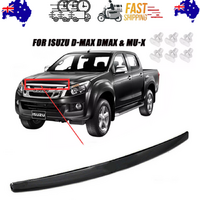 Black Chrome Front Bonnet Hood Trim Line for ISUZU D-Max MU-X