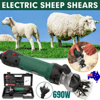690W Electric Sheep Shears 2400RPM 6-Speed Grooming Kit with 8 Heads
