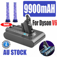 9900mAh Battery for Dyson V6 SV03 SV04 SV09 DC58 DC59 DC61 DC62