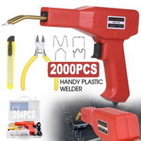 Plastic Welder Hot Staple Bumper Repair Welding Machine Kit Garage Tool