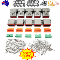 Deutsch DT 12-Way Waterproof Electrical Connector Kit 5 Sets