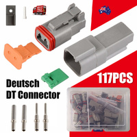 117PCS Deutsch DT 2 Way Series Connector Plug Waterproof Auto Marine