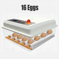 16 Egg Incubator Fully Automatic Digital Thermostat Chicken Poultry