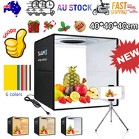 40CM Portable Photo Studio LED Light Tent Bar Cube Soft Box Room Photography