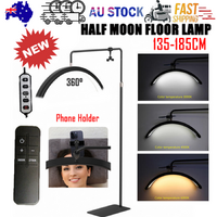 Beauty Half Moon LED Floor Lamp Lash Light Makeup Salon Eyelash