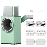 Kitchen Vegetable Manual Rotary Drum Grater Chopper Slicer Cutter