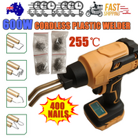 Cordless Plastic Welder Hot Stapler Bumper Repair + 400 Staples