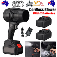 Cordless Brushless Leaf Blower with 2 Batteries - Portable Handheld