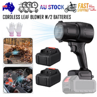 Stepless Cordless Leaf Blower with 2 Batteries - Handheld Turbo