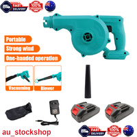 2-in-1 Cordless Electric Leaf Blower & Vacuum with 2 Batteries