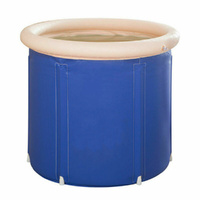 Portable Folding Bathtub PVC Spa Bath Tub