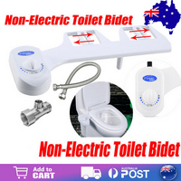 Hygiene Bidet Toilet Seat Dual Nozzle Water Wash Unisex Sprayer