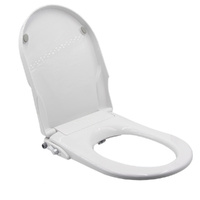 Non-Electric Bidet Toilet Seat D Cover Dual Nozzle Water Spray