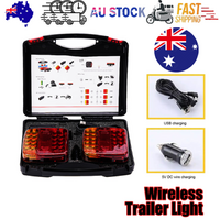7 Pin LED Magnetic Wireless Trailer Tail Light Kit 2pc
