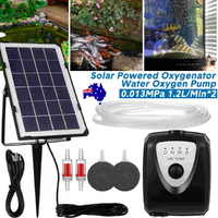 Solar Pond Pump Air Pump Solar Powered Pool Fish Tank Oxygenator