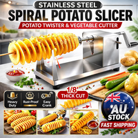 Vegetable Spiral Cutter Potato Twister Slicer Stainless Steel Machine