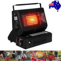 Portable Camping Gas Heater Outdoor Heating Stove Black