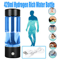 Hydrogen Rich Water Bottle 420ml Portable USB Generator