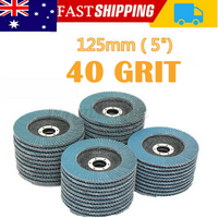 20PCS 125mm Angle Grinder Flap Sanding Disc 40 Grit Grinding Wheel