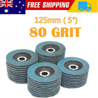 20PCS 125mm Angle Grinder Flap Sanding Disc 80 Grit Grinding Wheel
