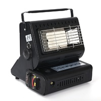 Portable Butane Gas Heater Camping Tent Outdoor Black