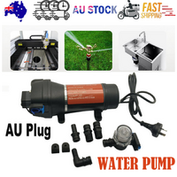 High Pressure Water Pump 45PSI Camping Caravan Garden Marine