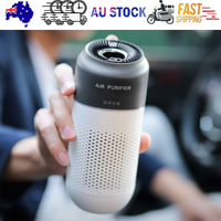 Car Air Purifier Ionizer Oxygen Bar Air Freshener - White