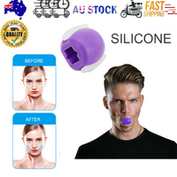 3-Stage Purple Facial Exerciser Jaw Trainer Neck Toner