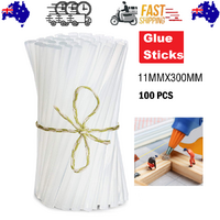 Hot Melt Glue Sticks Clear 11mm x 300mm 100pc for Glue Gun