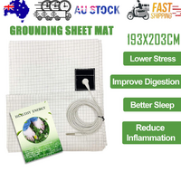 Earthing Grounding Sheet Mat Large 193x203cm w/ AU Plug