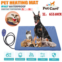Electric Pet Heat Pad Waterproof Heating Mat Cat Dog Bed XL Chew Resistant