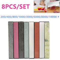 8 Piece Grindstone Whetstone Sharpening Stone Set
