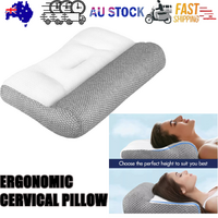 Ergonomic Cervical Pillow Contour Orthopedic Neck Pain Relief