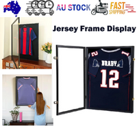 Large Jersey Display Case Sports Shirt Showcase Box Frame