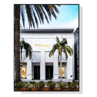 Artime Wall Art 50cmx70cm Fashion Store Black Frame Canvas
