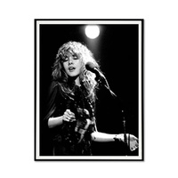 Artime Young Stevie Nicks Concert Black Frame Canvas 60x90cm