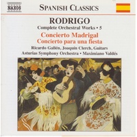 Music CD - Rodrigo Joaquin Complete Orchestral Works Album