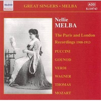 Music CD - Melba Nellie Vocal Portrait V3 Album