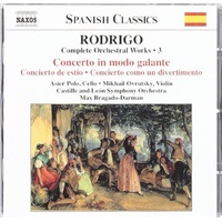 Rodrigo Orchestral Works - Darman/Castille & Leon SO Music CD