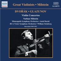 Dvorak/Glazounov Violin - Milstein/Dorati/Steinberg Music CD