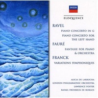 Ravel Piano Concerto In G - Alicia De Larrocha CD Album