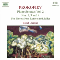 Prokofiev: Piano Sonatas No.1 & No.3 - Glemser, Bernd Music CD